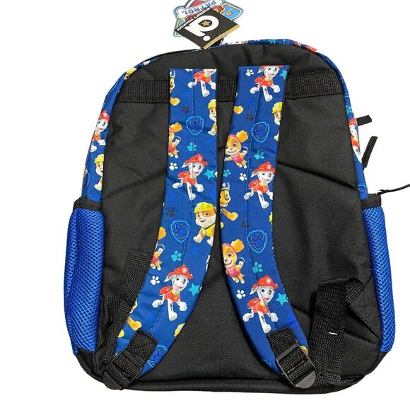 Paw Patrol Pups Backpack Size 16" Blue School Picnic Adjustable NWT 612 - Picture 9 of 13